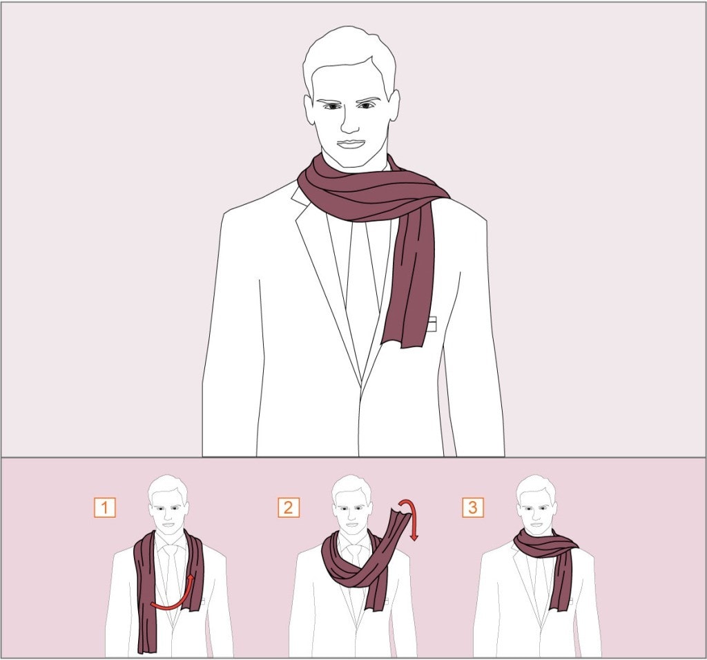 Как завязать шарф в стиле художника