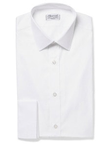 Charvet_белая классическая рубашка