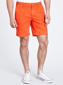 Мужские шорты оранжевого цвета