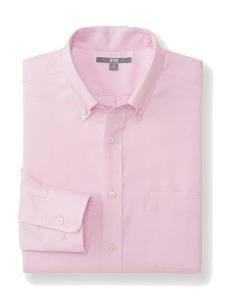 Рубашка Uniqlo с воротником на руговицах розовая