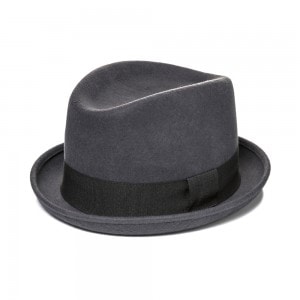 Мужская деловая шляпа Хомбург
