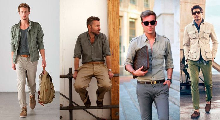 Стиль сафари в мужской моде весна -лето 2016