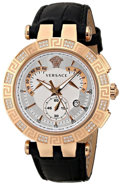Мужские часы от Versace - лаконичная форма с роскошными, но гармонично вписанными деталями декора