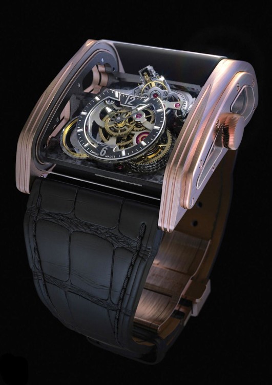 Наручные часы для мужчин Cabestan Triple Axis Tourbillon - для истинных ценителей оригинального стиля