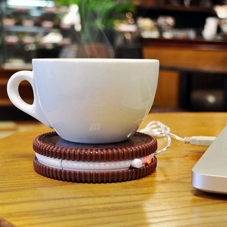USB-подогреватель для кружки позволит чаю или кофе как можно дольше оставаться горячими