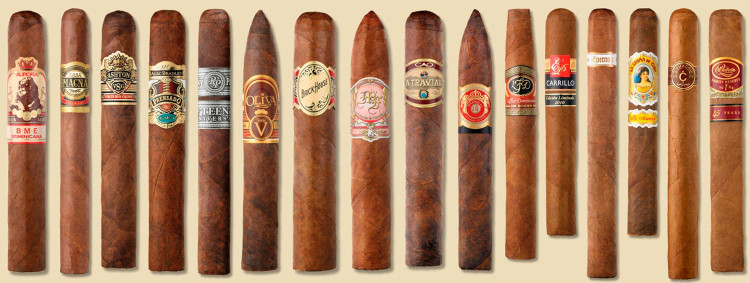 Существует огромное разнообразие сигар, которые разделяются по крепости, формату и цвету