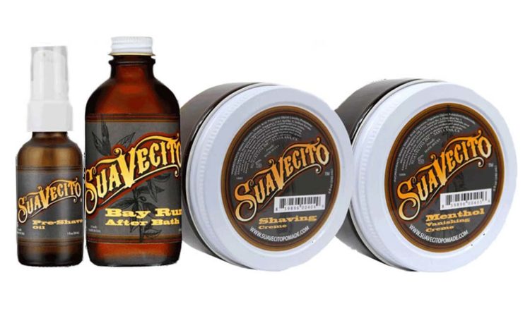 Средства для бритья от Suavecito представлены в виде лосьонов, гелей и кремов